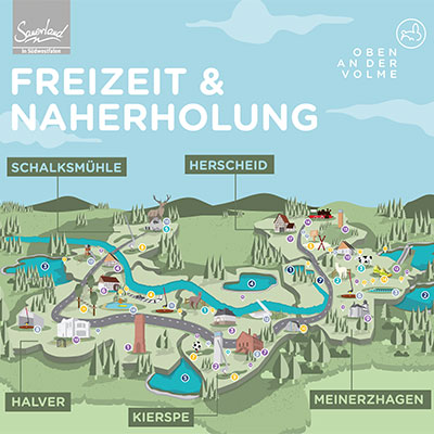 Freizeit & Naherholung in Schalksmühle, Halver, Kierspe, Meinerzhagen und Herscheid